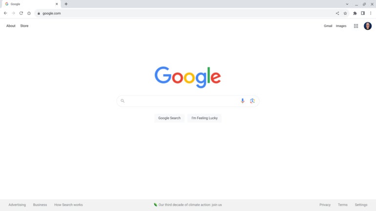 A screencapture of a Google Search page.