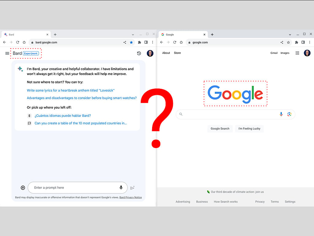 How to Choose When to Use Google Search or Google Bard