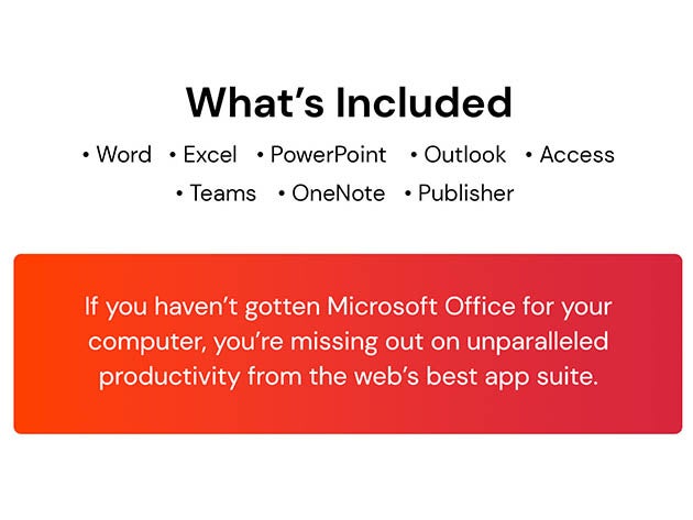 Graphic showing what's included in the bundle.