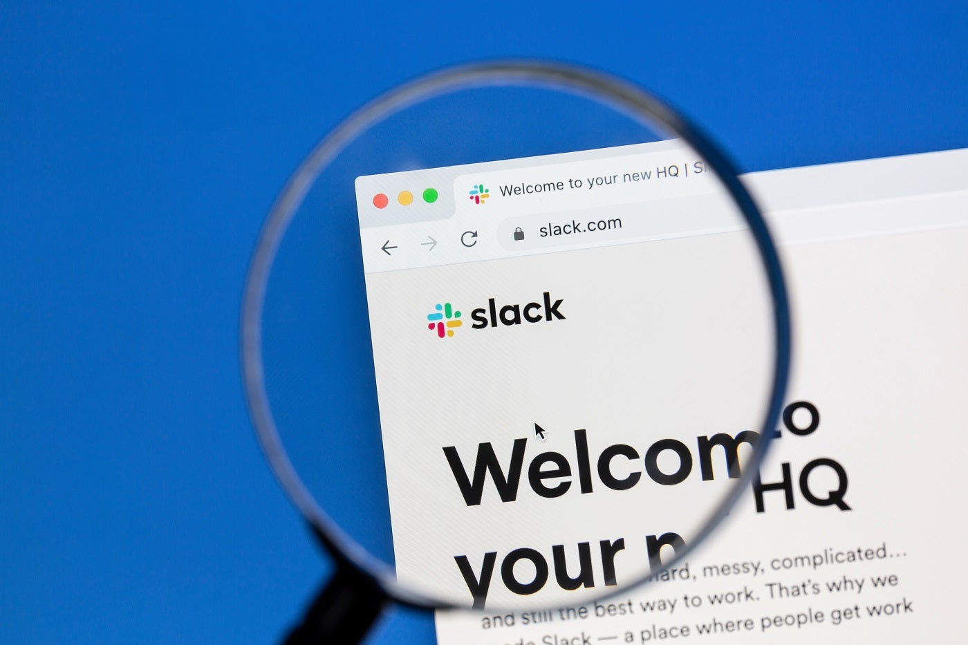 Slack website