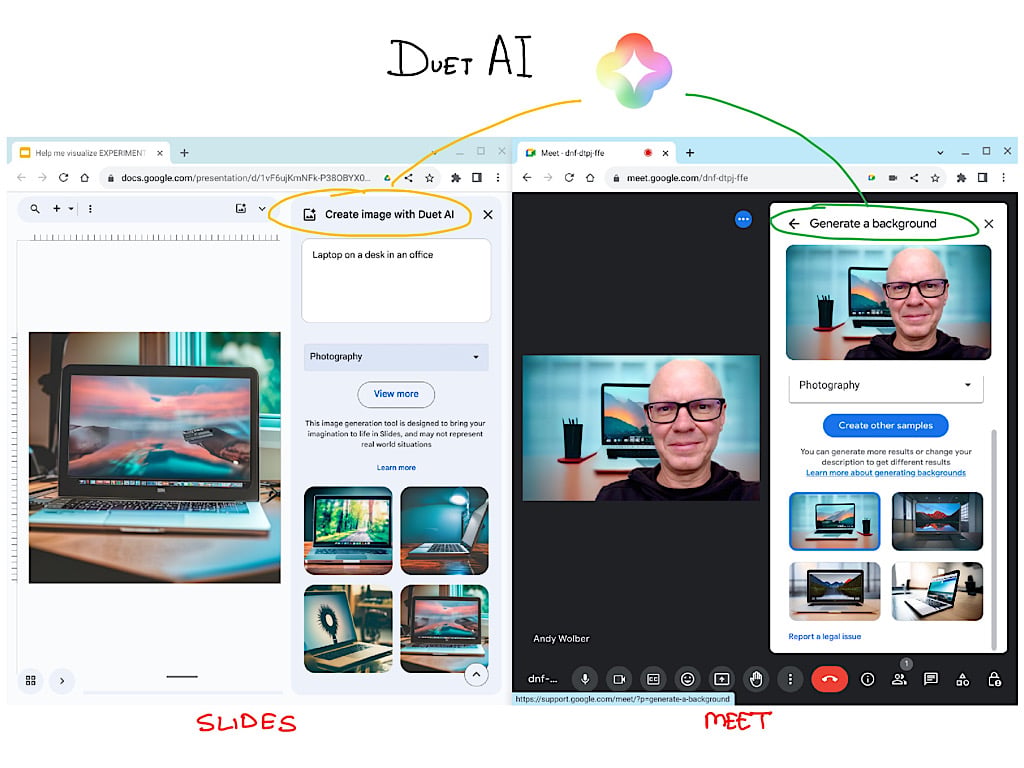 How to Use Gemini (Formerly Duet AI) to Create Images for Slides & Backgrounds