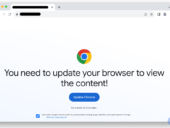 Fake browser update.