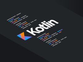 Kotlin code and logo