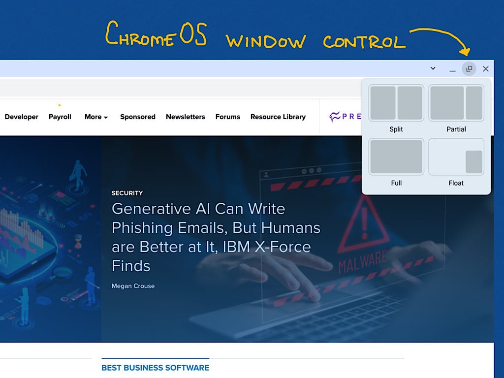How to Use Hidden Browser Window Controls in ChromeOS