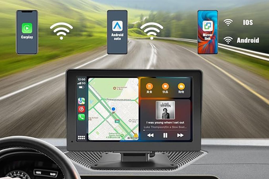 Stay Focused on Your Commute With This 7” Car Display, Now $85