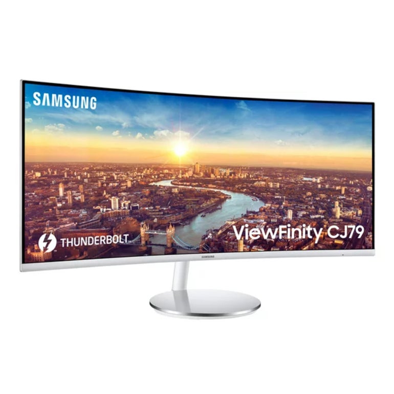 Samsung 34" Class ViewFinity Widescreen WQHD Curved Monitor.