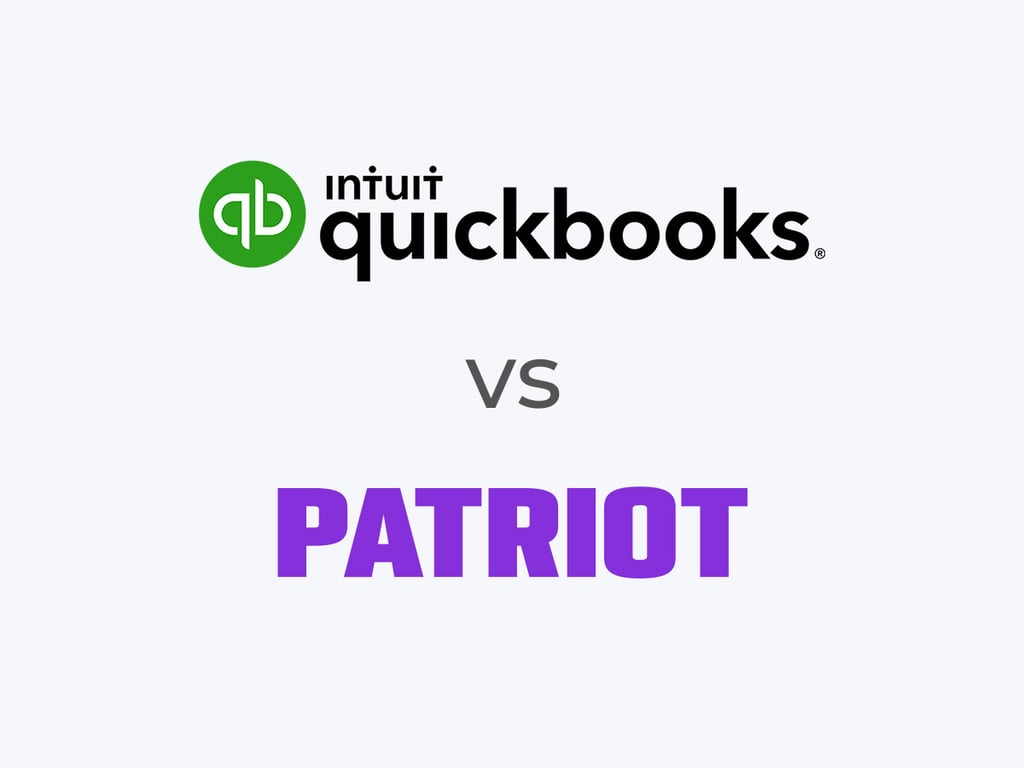 Patriot Accounting vs. QuickBooks: Features, Pricing & More