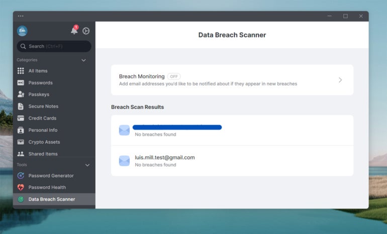 Data breach scanner.