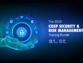 Promotional graphic for CISSP Training Bundle.