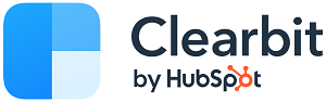 Clearbit logo.