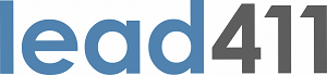 Lead411 logo.