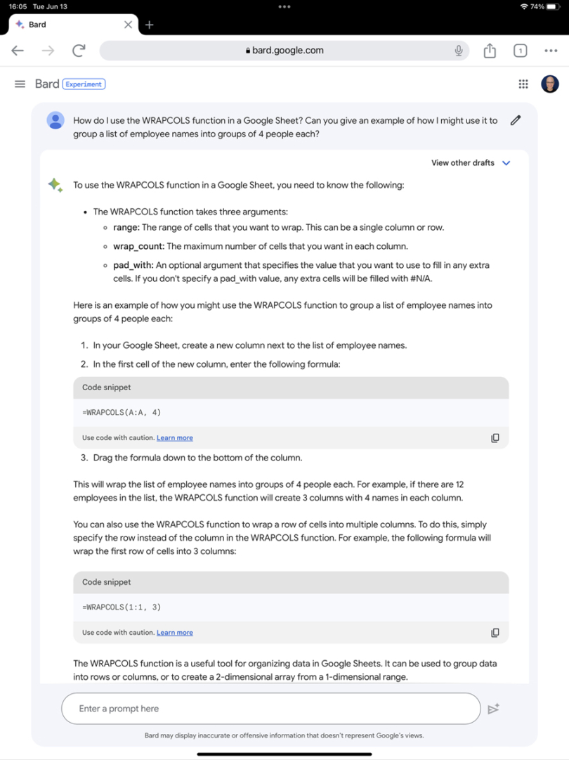 How to use Google Bard with Google Sheets (Updated for 2024)