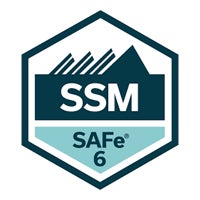 SAFe Scrum Master badge.