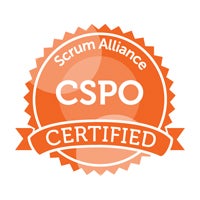 Scrum Alliance - CSPO badge.