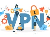 VPN concept illustration.