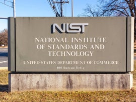 Entrance of the Gaithersburg Campus of National Institute of Standards and Technology (NIST).
