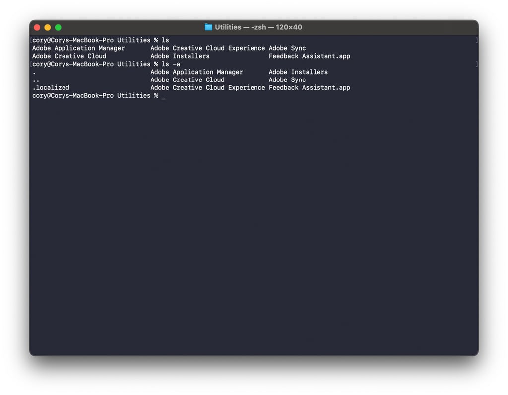 Basic Terminal Commands: Navigating the macOS Directory Structure
