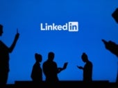 Linkedin business and employment-oriented online service Group of business people chat on mobile phone and laptop.
