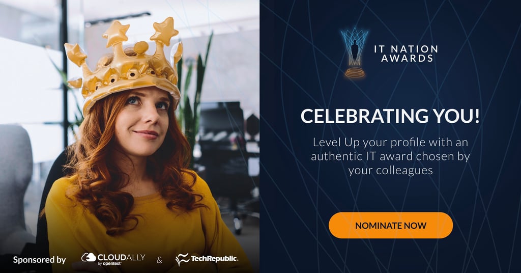 Celebrate Professional Excellence with IT Nation Awards