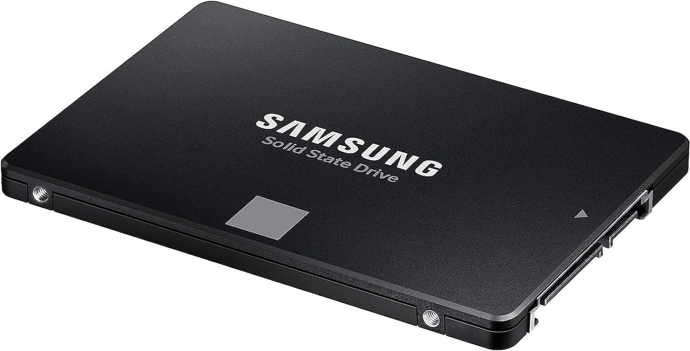 The Samsung 870 EVO 2 TB SSD.