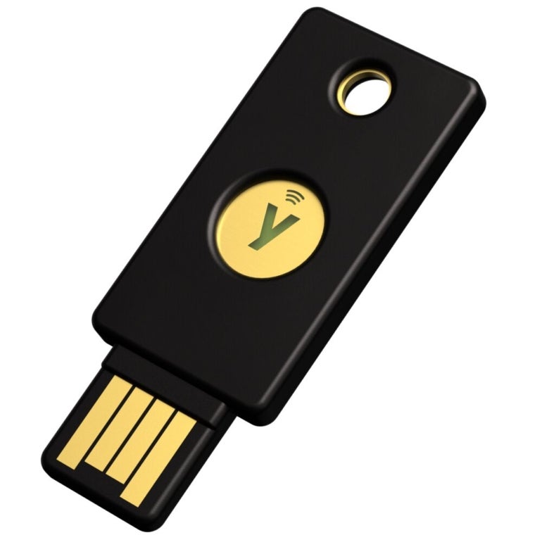 A picture of the YubiKey 5 Series. 
