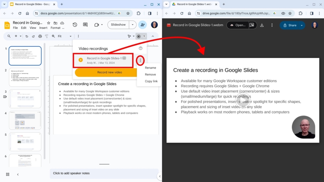 How to Record a Video Presentation With Google Slides