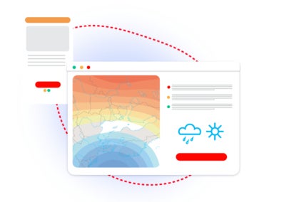 Sample SalesRabbit storm map.