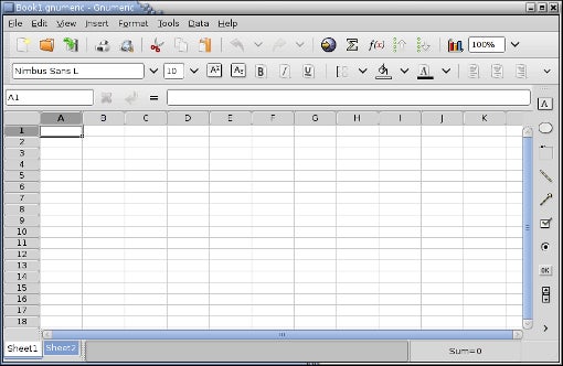 Gnumeric example.