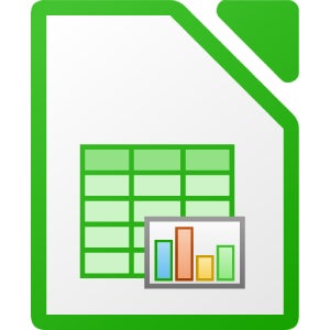 LibreOffice Calc 徽标。