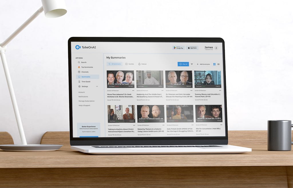 Get Video and Podcast Concise Summaries With TubeOnAI — Now $79