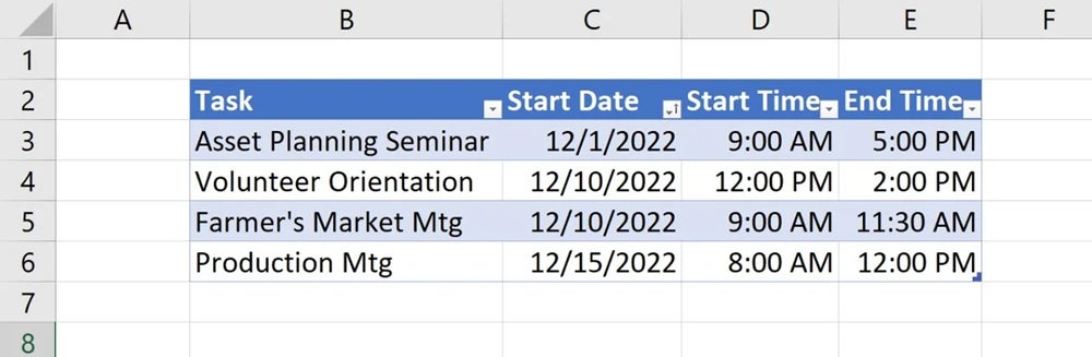 Asegúrese de que los datos estén listos para Outlook antes de intentar importarlos.