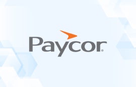 Splash graphic featuring the logo of Paycor.