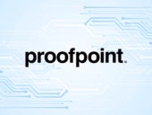 Splash graphic featuring the logo of Proofpoint.