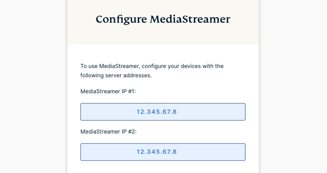 ExpressVPN MediaStreamer.