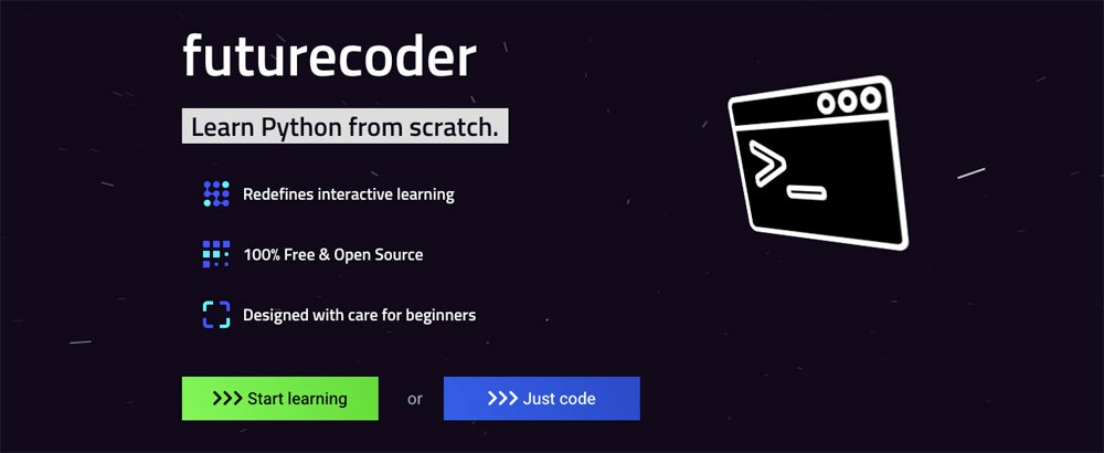 futurecoder course screenshot.