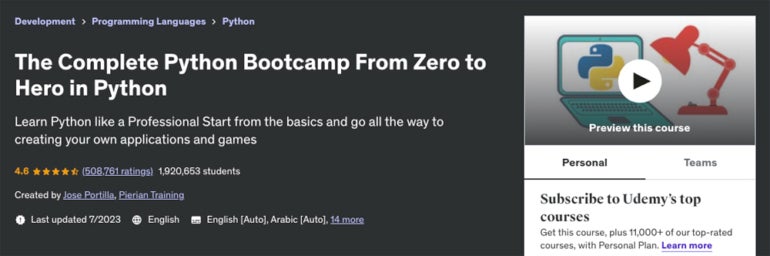 The 10 Best Python Courses
