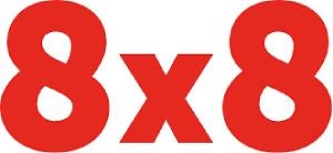 8x8 logo.