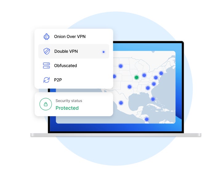 NordVPN’s Double VPN feature.