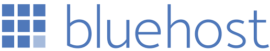 Bluehost logo.