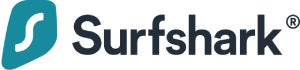 Surfshark VPN logo.