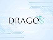 Custom splash graphic featuring the logo of Dragos.