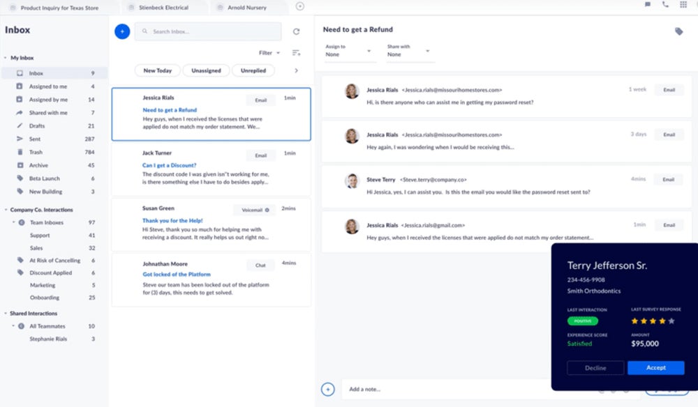 Keep your inbox organized with Nextiva.