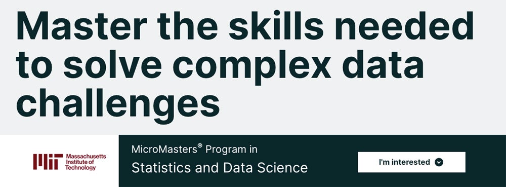 MITX: Statistics and Data Science with Python course screenshot.