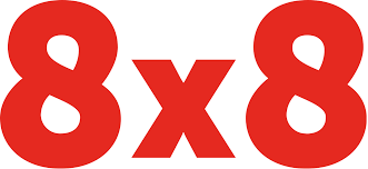 8x8 logo.