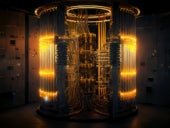 Quantum computer concept.