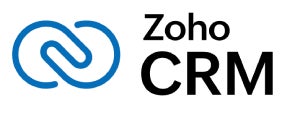 Zoho CRM logo.