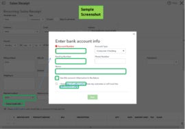 QuickBooks Money payment page.