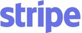 Stripe logo.