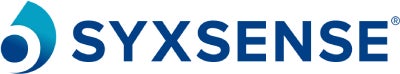 Syxsense logo.