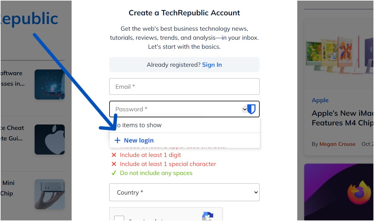 Adding a new login via Bitwarden.